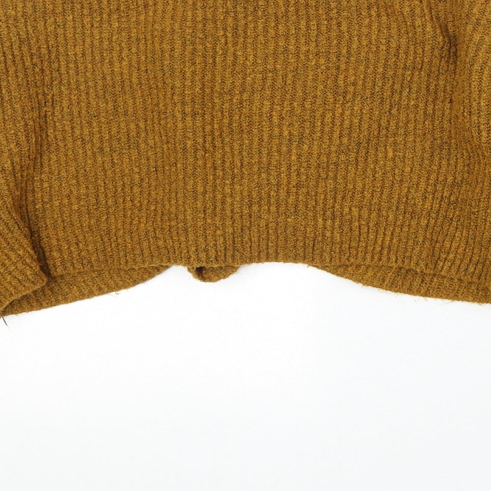 Womens UK Size M New Look Yellow Pullover Jumper
