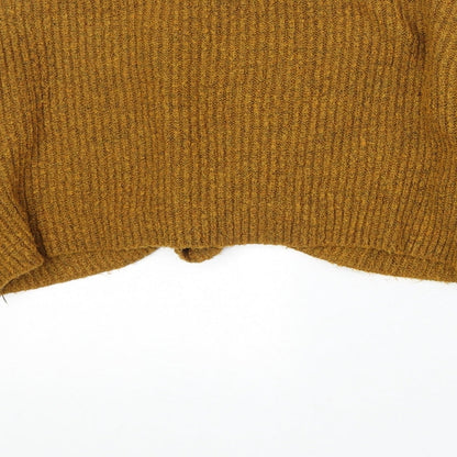 Womens UK Size M New Look Yellow Pullover Jumper