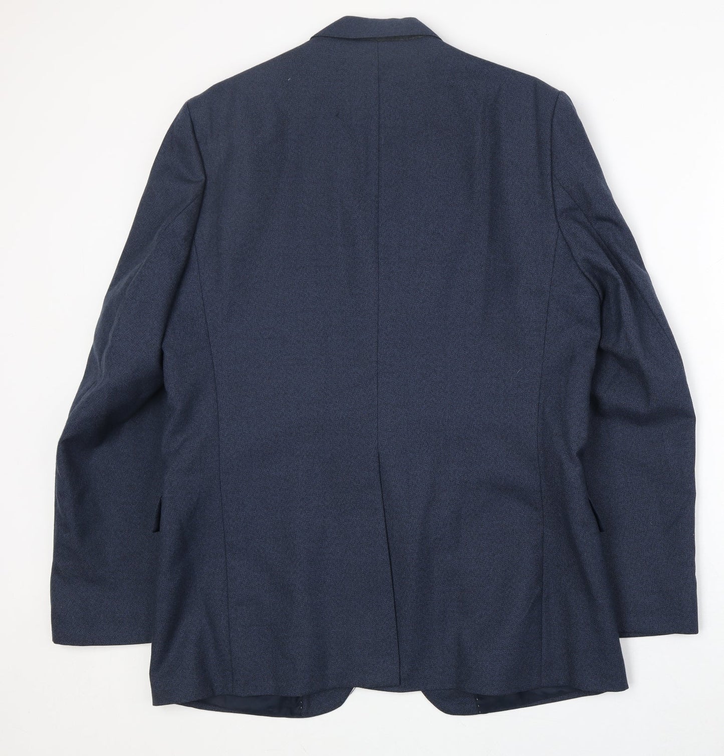 Centar Mens Blue Polyester Jacket Suit Jacket Size 44 Regular