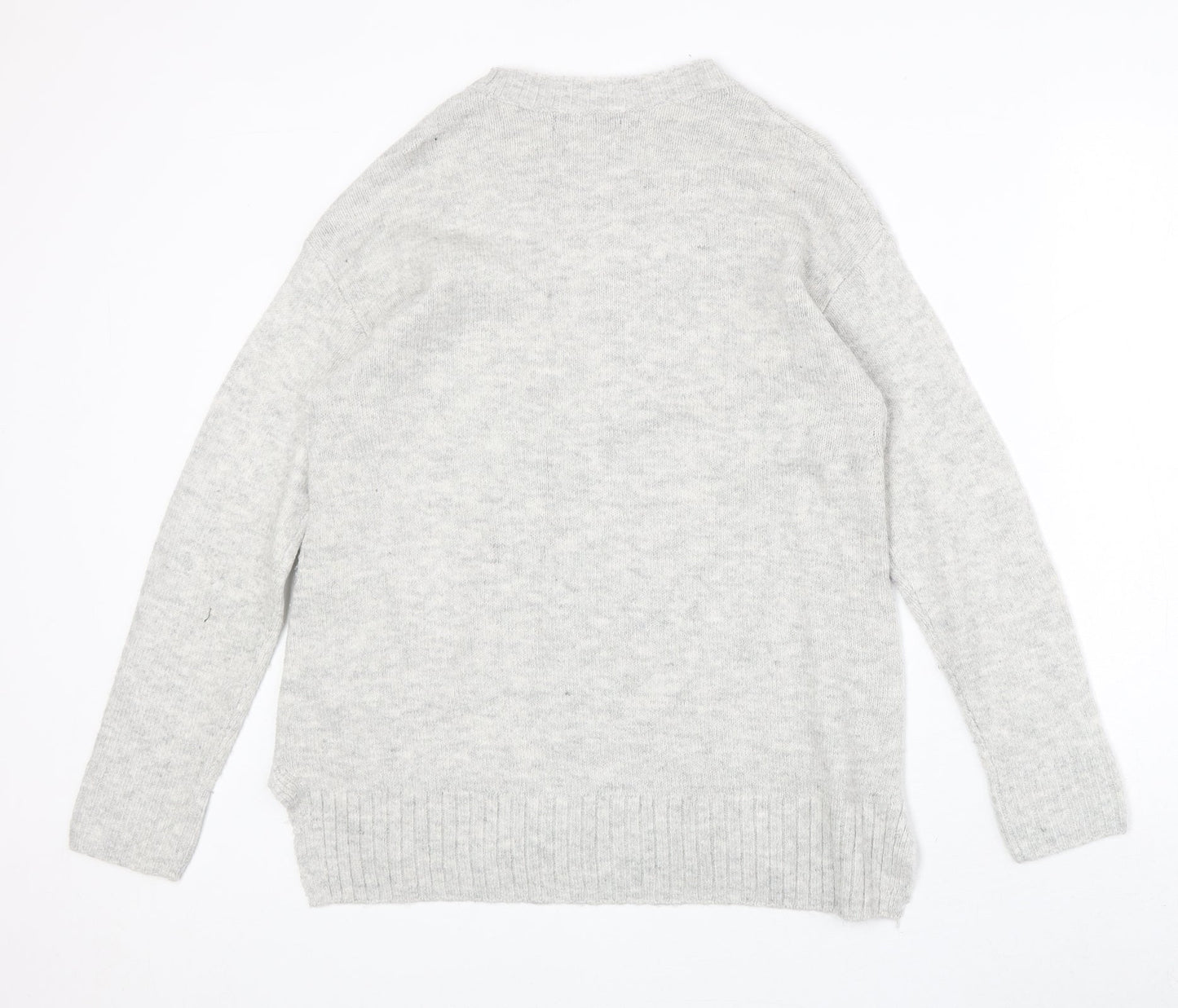 Womens UK Size S Marks and Spencer Grey Pullover Jumper