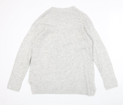 Womens UK Size S Marks and Spencer Grey Pullover Jumper