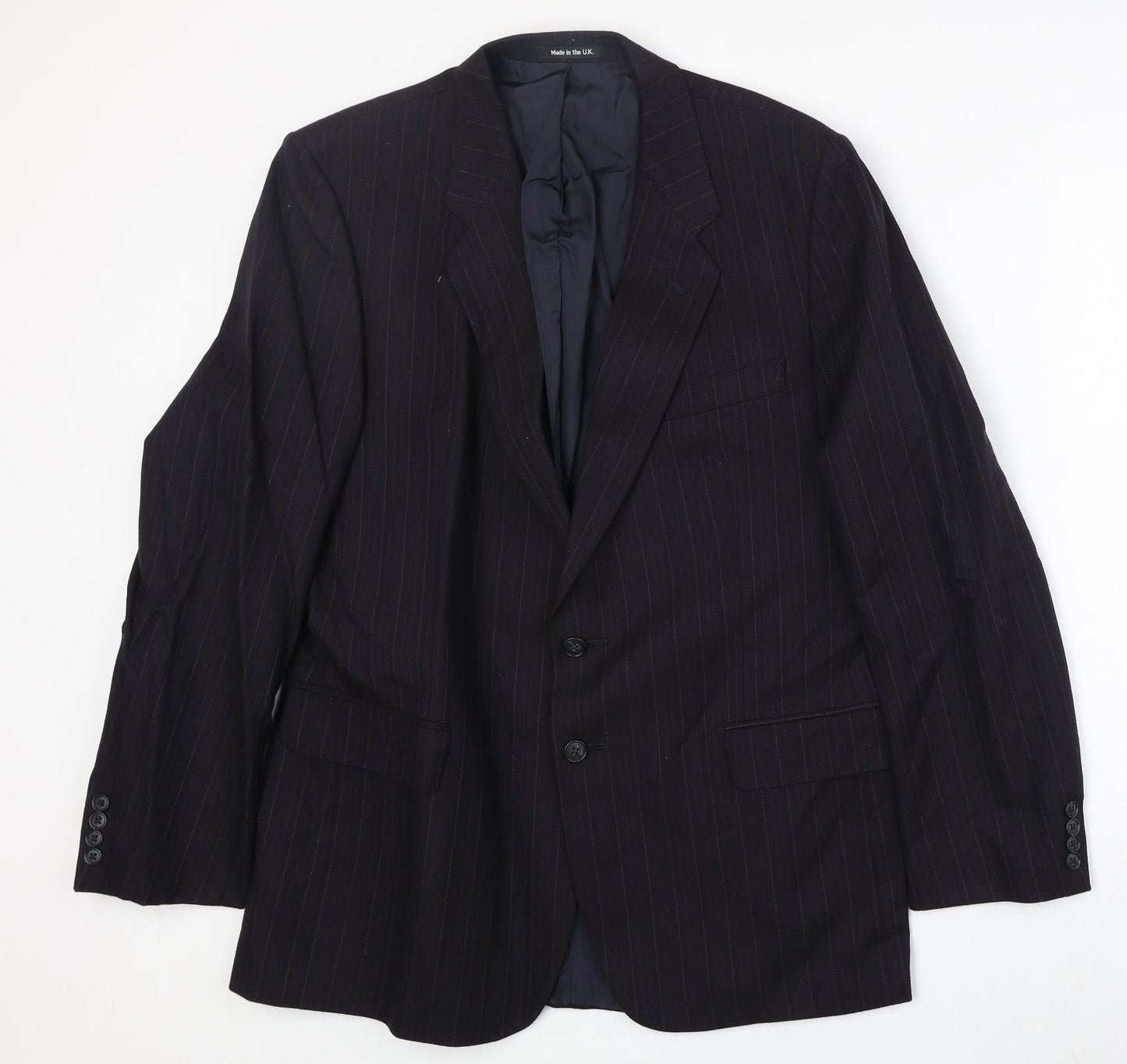 Mens UK Size 42 Marks and Spencer Regular Black Suit Jacket
