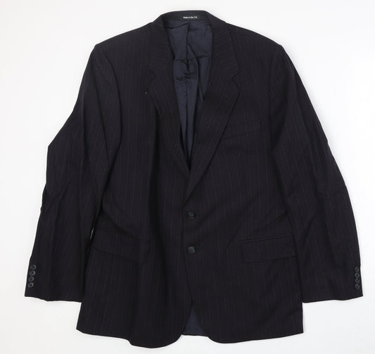 Mens UK Size 42 Marks and Spencer Regular Black Suit Jacket