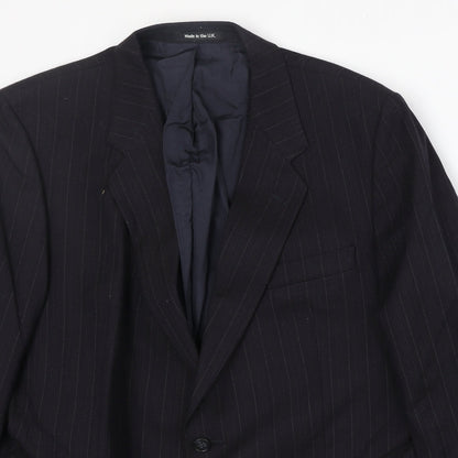 Mens UK Size 42 Marks and Spencer Regular Black Suit Jacket
