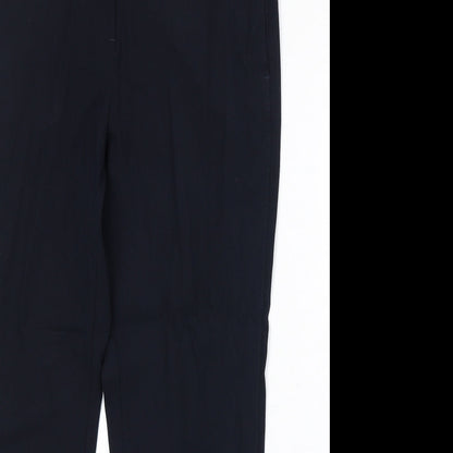 Womens UK Size 14 Marks and Spencer Regular Fit Dress Pants Blue Trousers