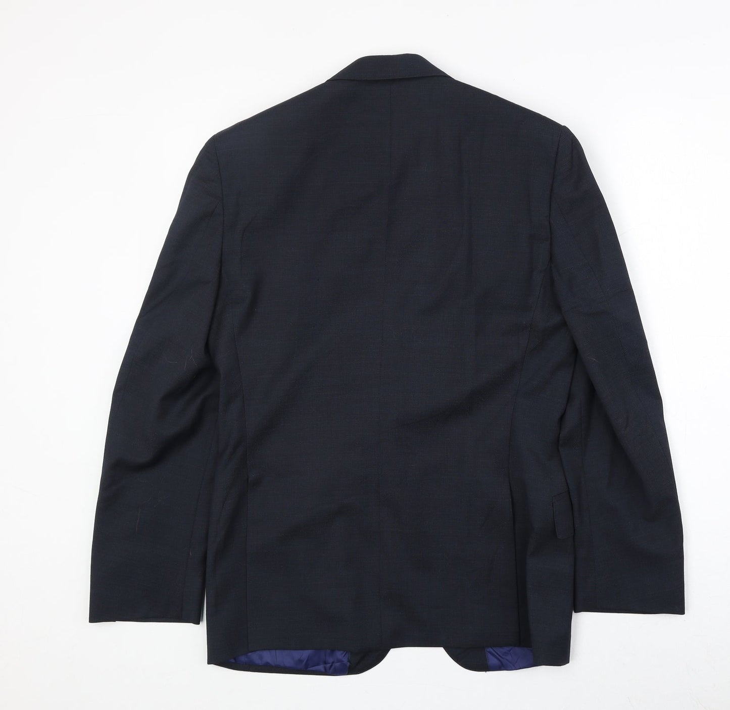 Mens UK Size 36 Marks and Spencer Regular Blue Suit Jacket