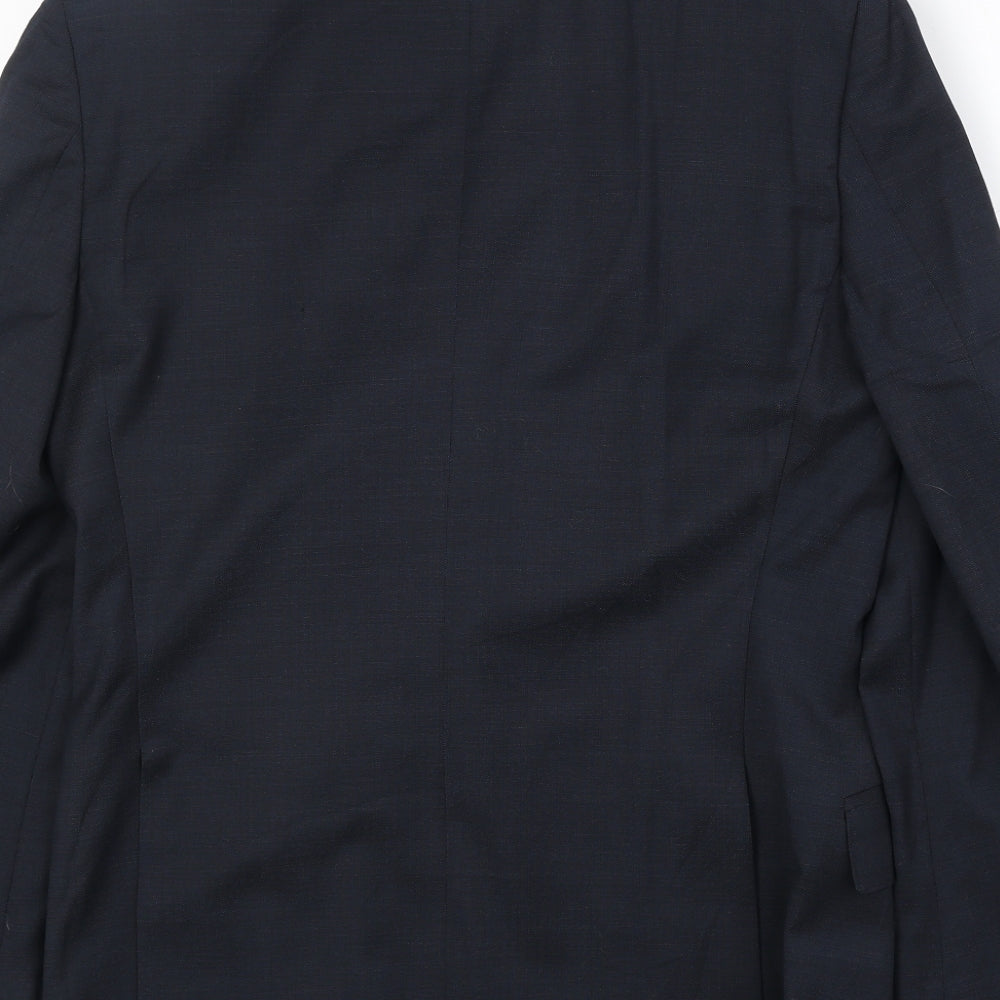 Mens UK Size 36 Marks and Spencer Regular Blue Suit Jacket