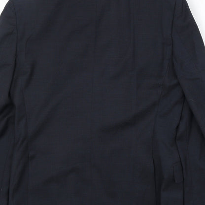Mens UK Size 36 Marks and Spencer Regular Blue Suit Jacket