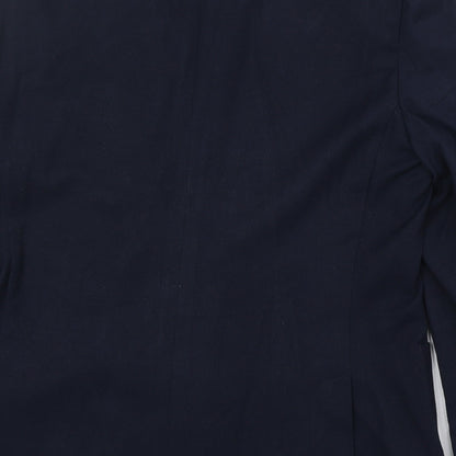 Mens UK Size 40 River Island Regular Blue Suit Jacket