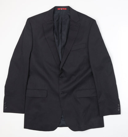Mens UK Size 40 Burton Regular Black Suit Jacket