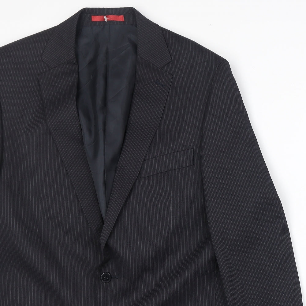 Mens UK Size 40 Burton Regular Black Suit Jacket