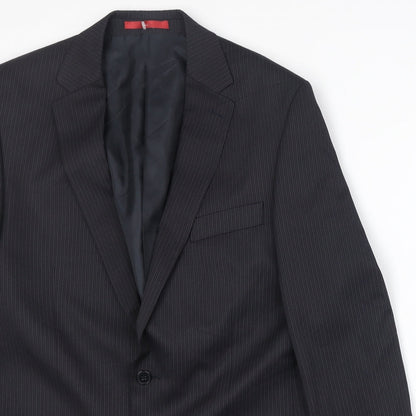 Mens UK Size 40 Burton Regular Black Suit Jacket
