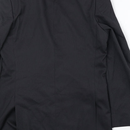 Mens UK Size 40 Burton Regular Black Suit Jacket