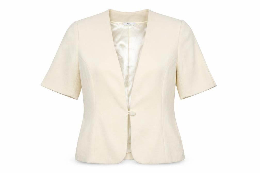 Womens UK Size 12 Klass Regular Ivory Blazer