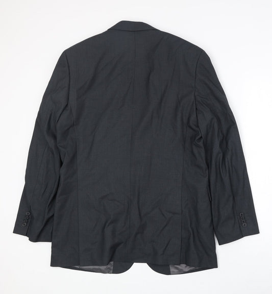 Mens UK Size 40 Burton Regular Grey Suit Jacket