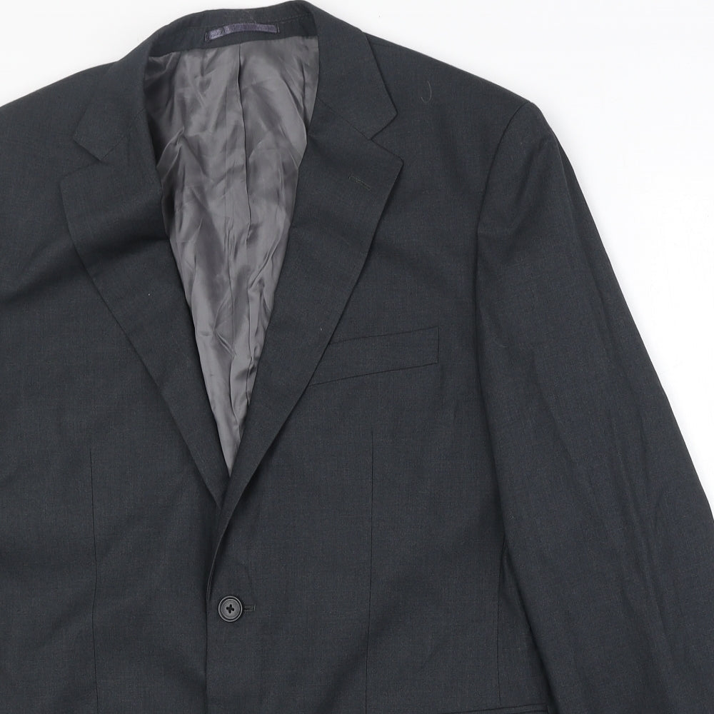 Mens UK Size 40 Burton Regular Grey Suit Jacket