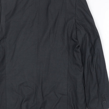 Mens UK Size 40 Burton Regular Grey Suit Jacket