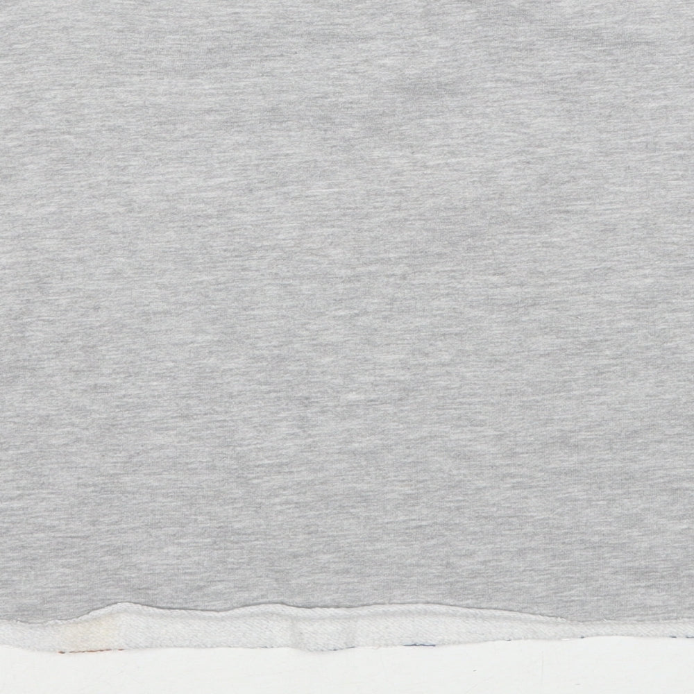 New Look Girls Grey Cotton Pullover Sweatshirt Size 12-13 Years Pullover - Detroit Michigan