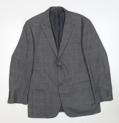 Mens UK Size 40 GreenWoods Regular Grey Suit Jacket