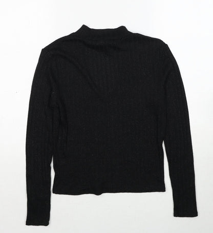 Womens UK Size S H&M Black Pullover Jumper