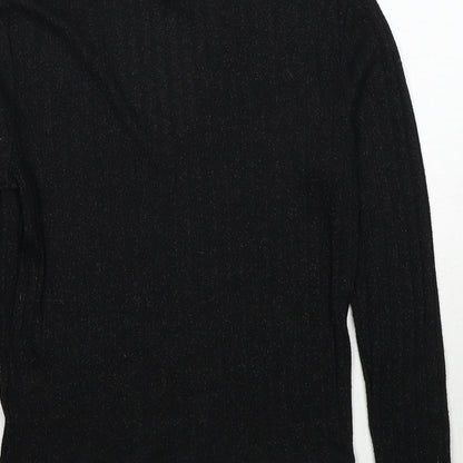 Womens UK Size S H&M Black Pullover Jumper