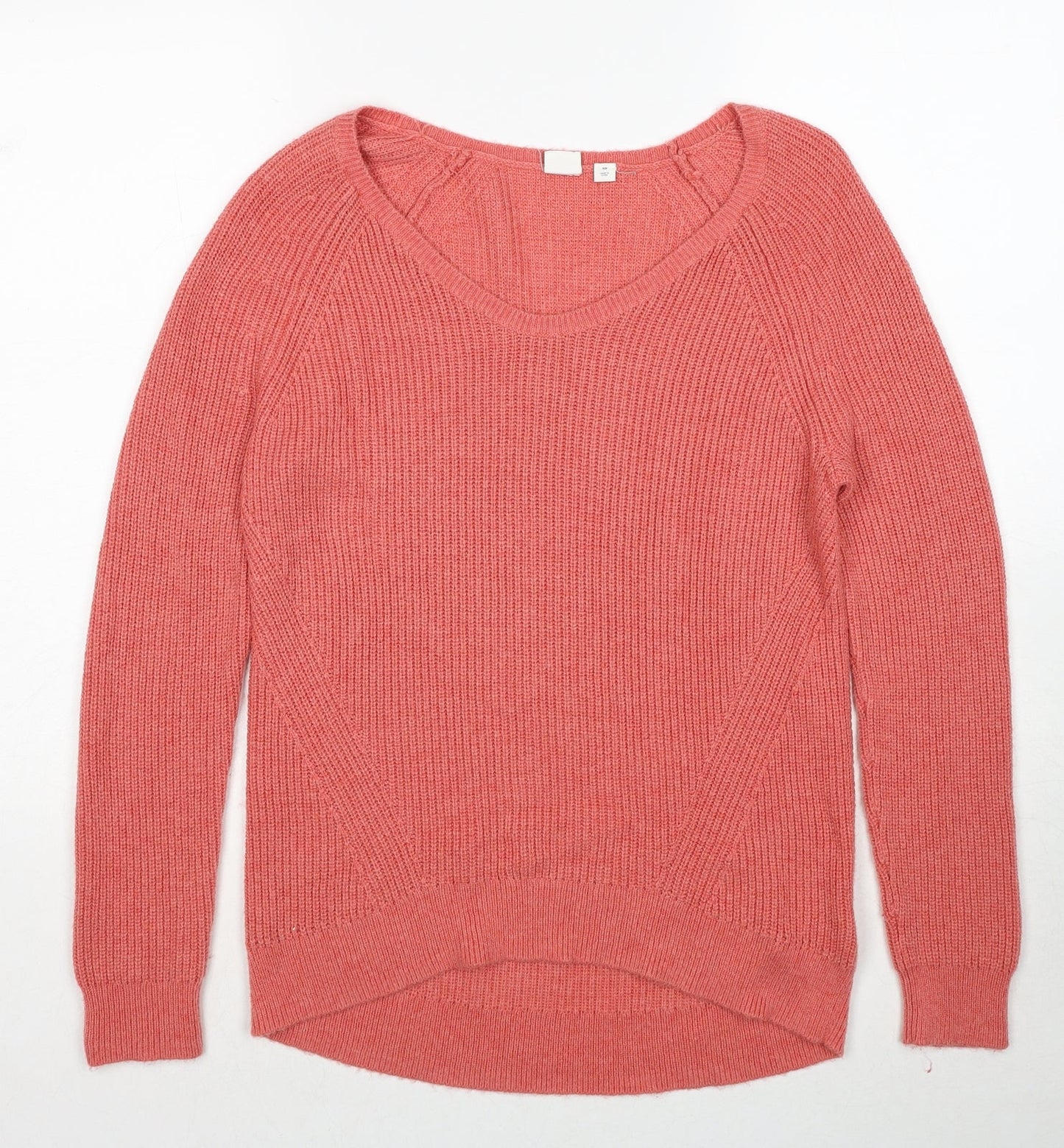 Gap Womens Pink V-Neck Nylon Pullover Jumper Size XS
