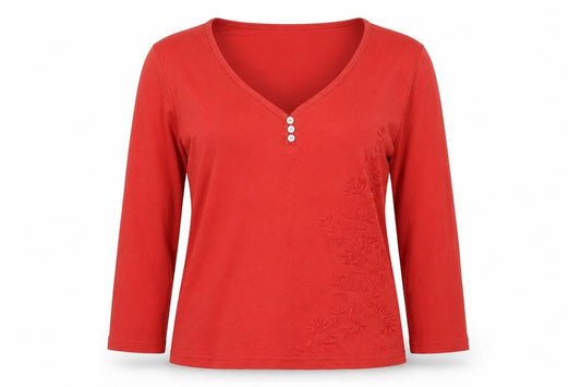 Womens UK Size 12 Debenhams Orange Basic Blouse