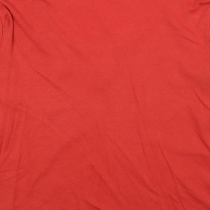 Womens UK Size 12 Debenhams Orange Basic Blouse