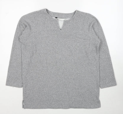 BHS Womens Grey Polyester Pullover Sweatshirt Size 12 Pullover