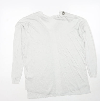 Womens UK Size 14 NEXT Grey Pullover Jumper