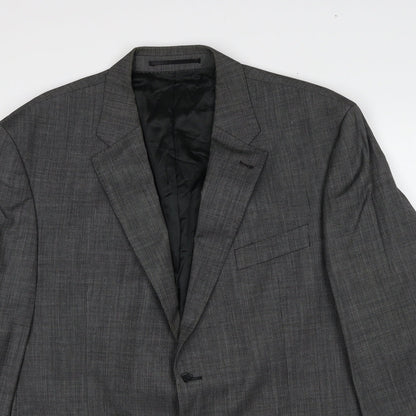 Mens UK Size 46 Digel Regular Grey Suit Jacket