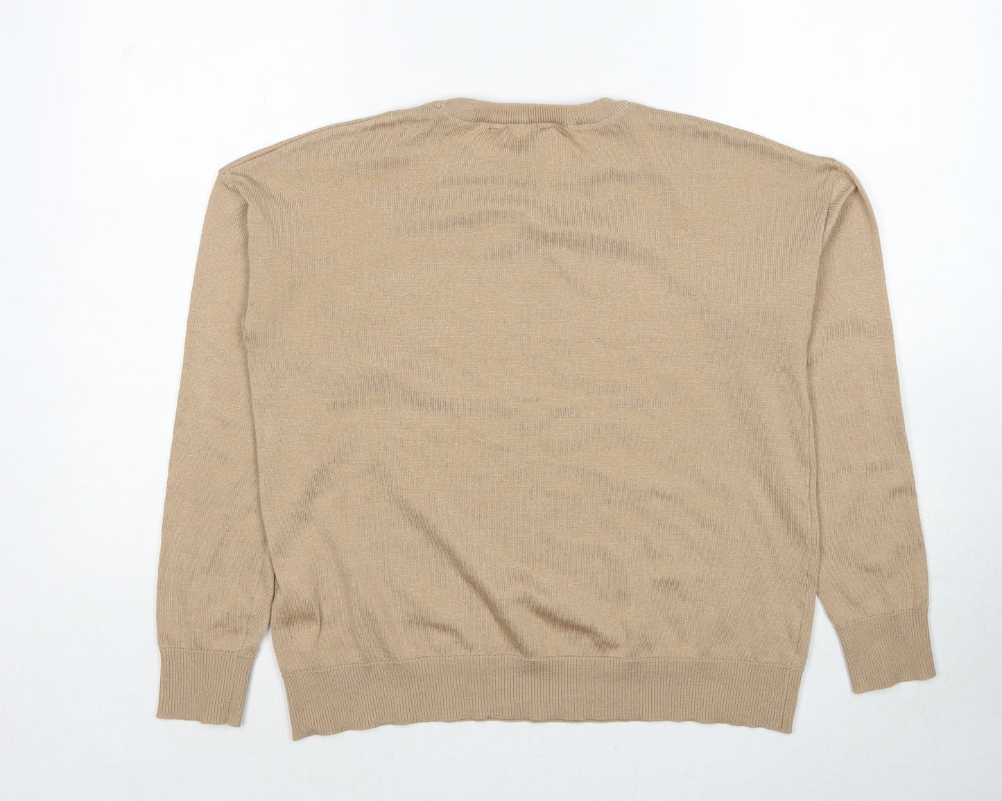 Womens UK Size S New Look Beige Pullover Jumper