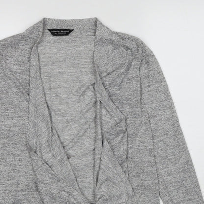 Womens UK Size 8 Dorothy Perkins Grey Cardigan Jumper