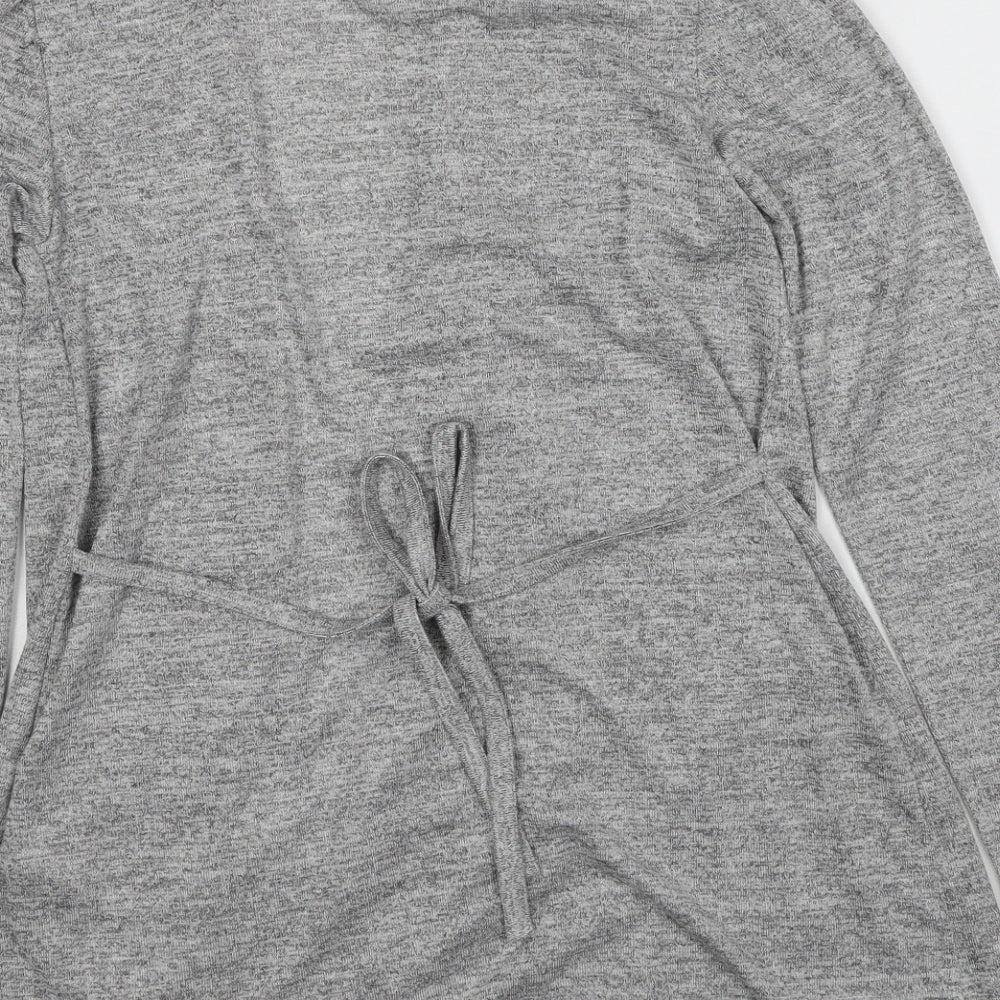 Womens UK Size 8 Dorothy Perkins Grey Cardigan Jumper