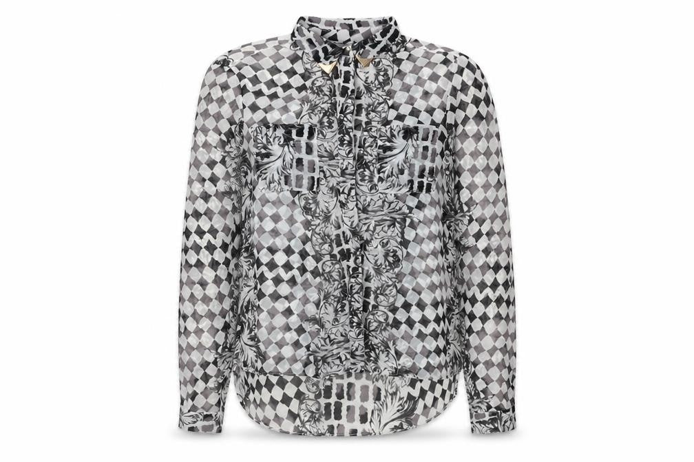 Womens UK Size 6 Topshop Black Basic Button-Up