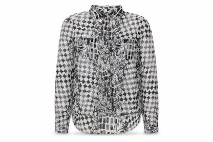 Womens UK Size 6 Topshop Black Basic Button-Up