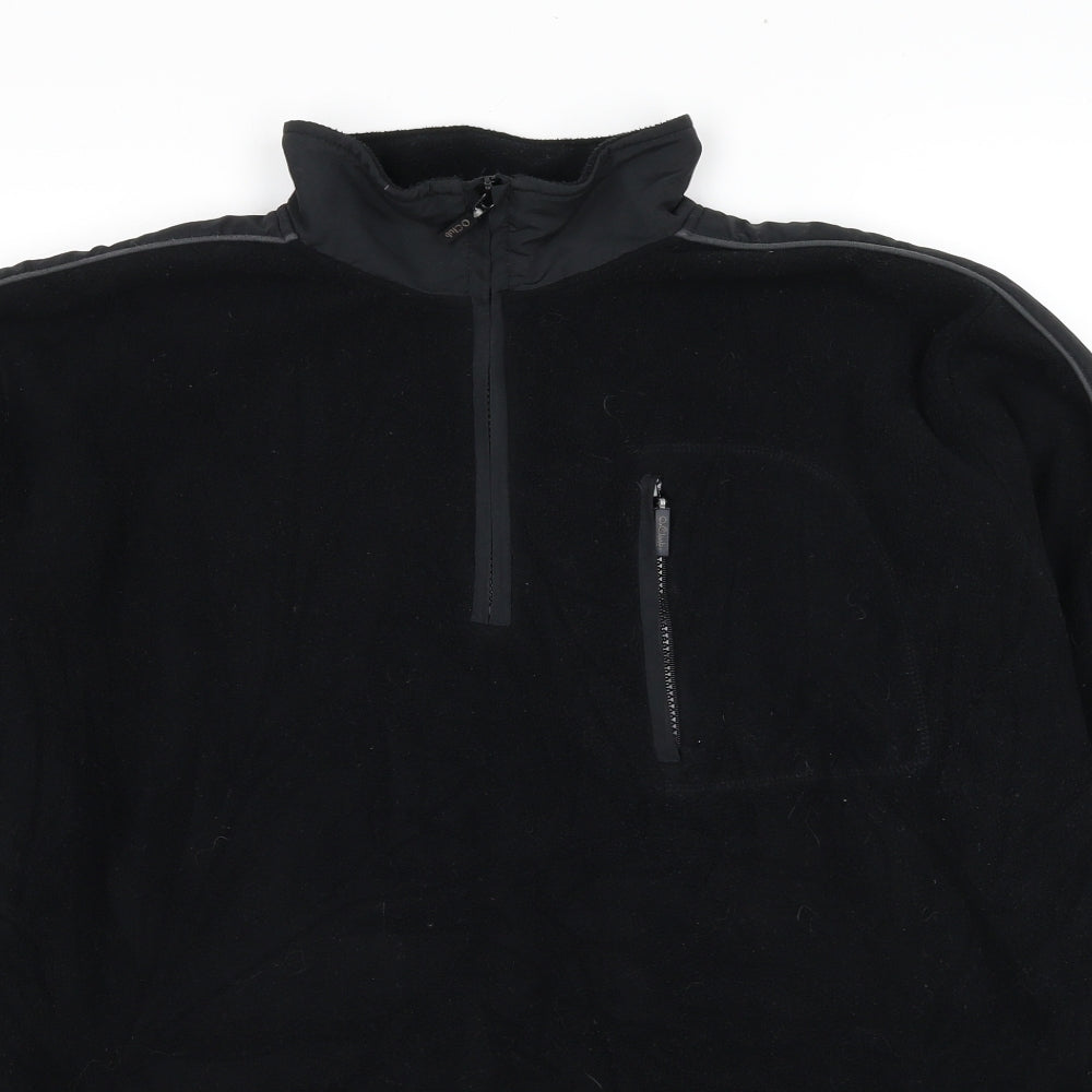 O Club Mens Black Polyester Pullover Sweatshirt Size XL