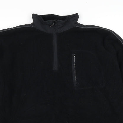 O Club Mens Black Polyester Pullover Sweatshirt Size XL