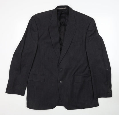 Mens UK Size 44 The Label Regular Grey Suit Jacket