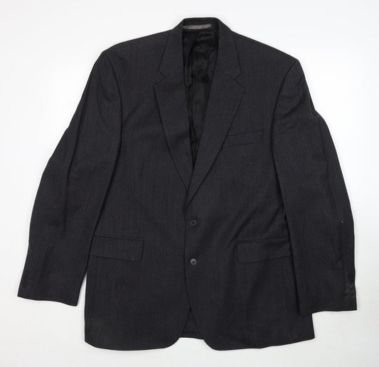 Mens UK Size 44 The Label Regular Grey Suit Jacket