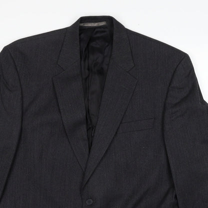 Mens UK Size 44 The Label Regular Grey Suit Jacket