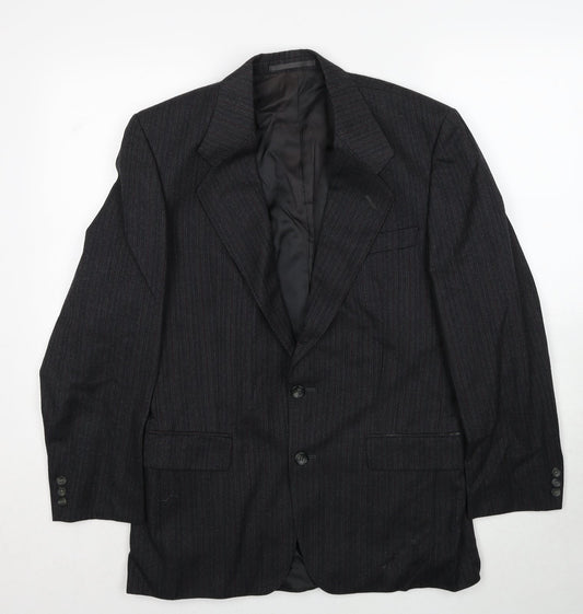 Mens UK Size 38 Label Regular Grey Suit Jacket