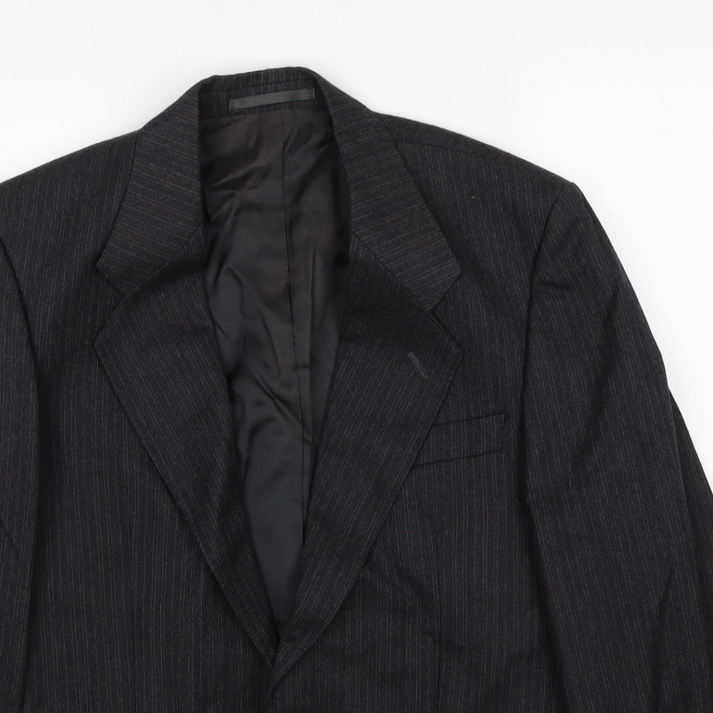 Mens UK Size 38 Label Regular Grey Suit Jacket