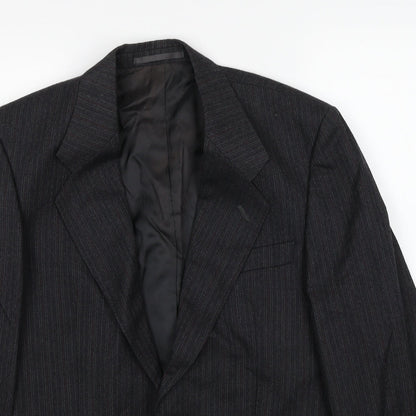 Mens UK Size 38 Label Regular Grey Suit Jacket