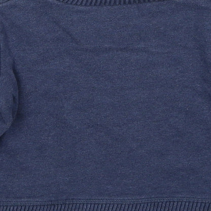 Mothercare Boys Blue Cotton Pullover Jumper Size 12-18 Months Pullover - Authentic