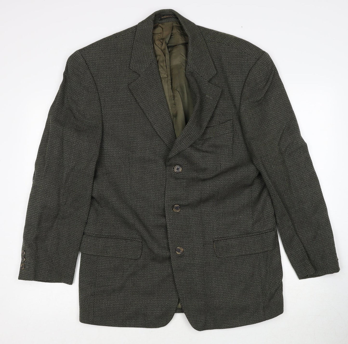 Mens UK Size 40 Marks and Spencer Regular Grey Suit Jacket