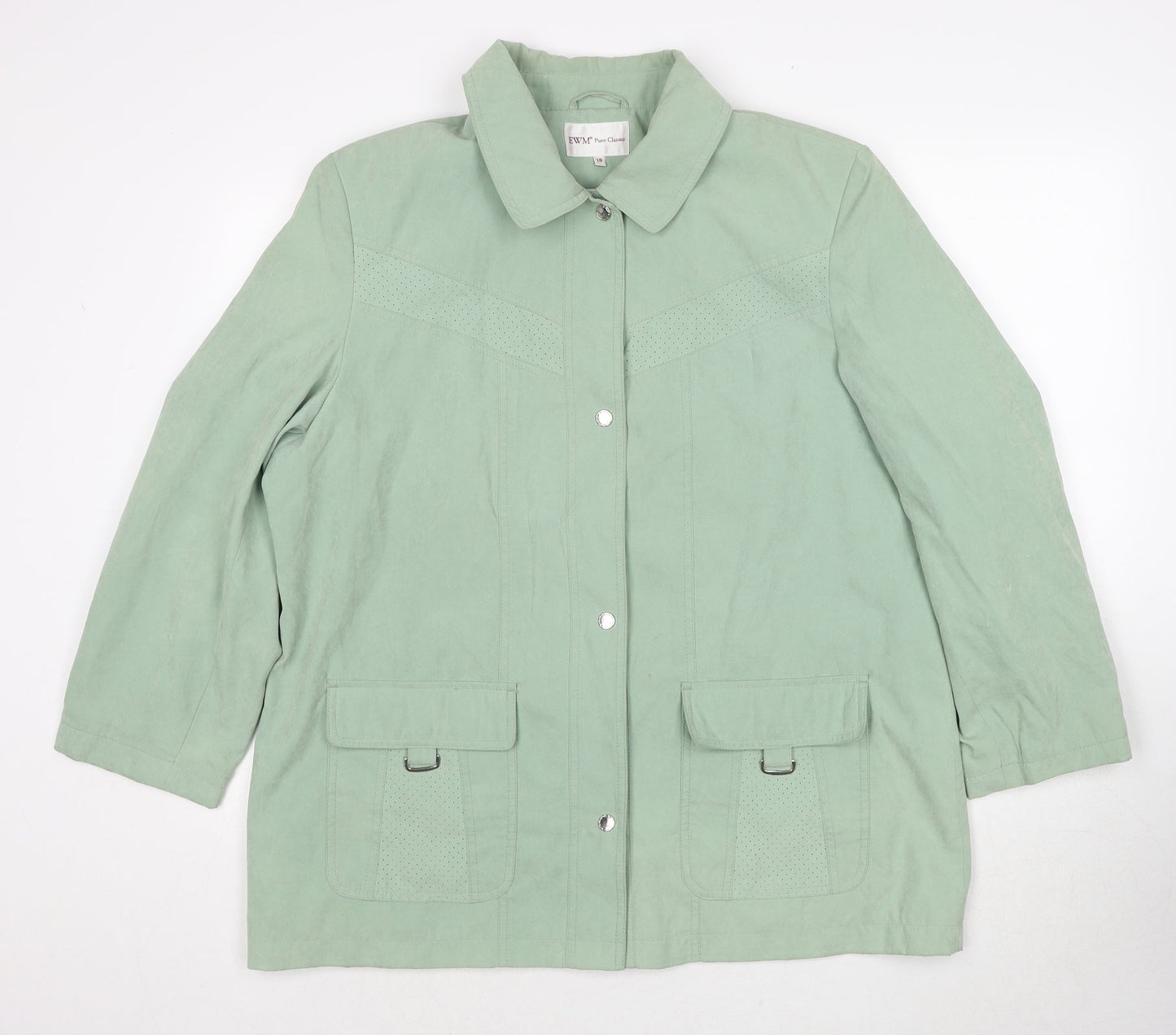 Womens UK Size 18 EWM Green Jacket