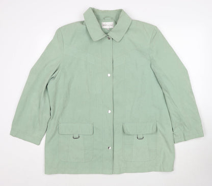 Womens UK Size 18 EWM Green Jacket