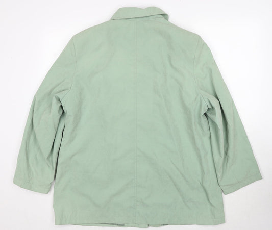 Womens UK Size 18 EWM Green Jacket