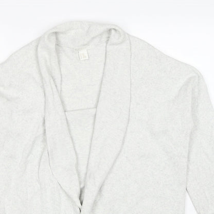 Womens UK Size XS H&M Grey Cardigan Jumper